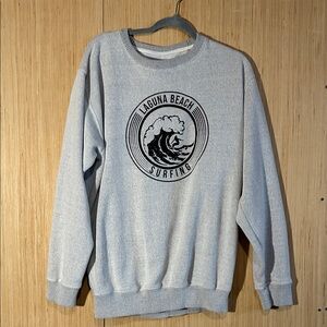 Laguna B Gray Crewneck Sweater